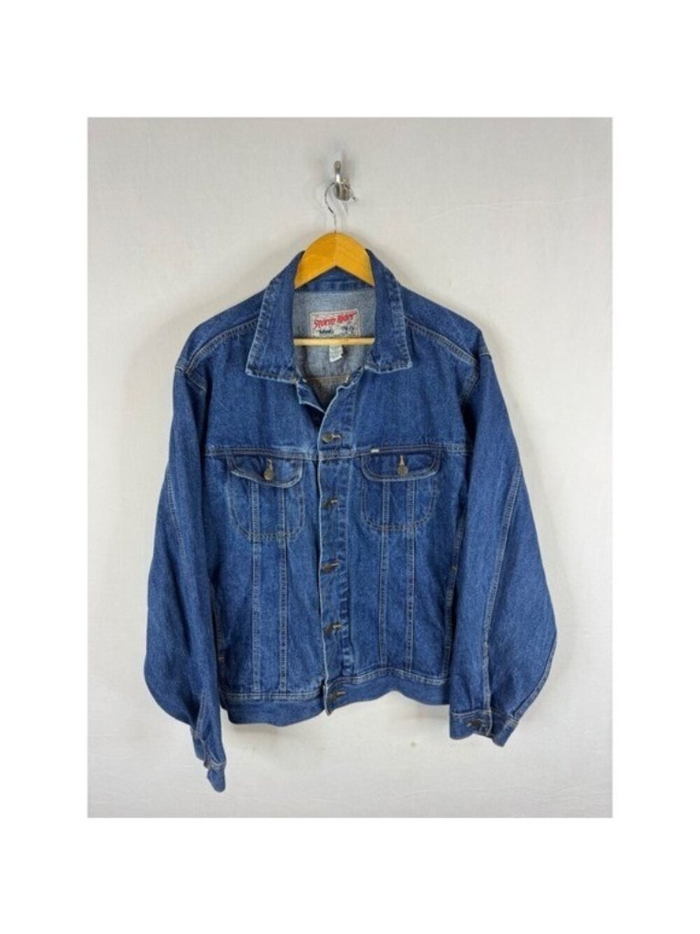 Storm Rider MWG Mens Stonewash Denim Trucker Jacket Blue M M30086G